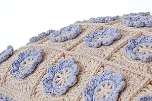 Beautiful crochet cushion