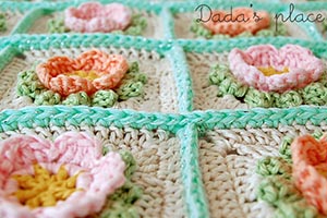 Beautiful granny square pattern