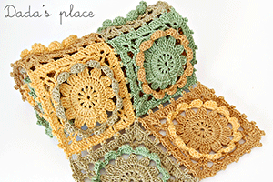 Dadas place crochet scarf free pattern