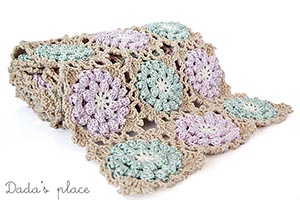 Dadas place crochet shawl pattern