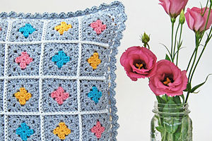 granny square pillow